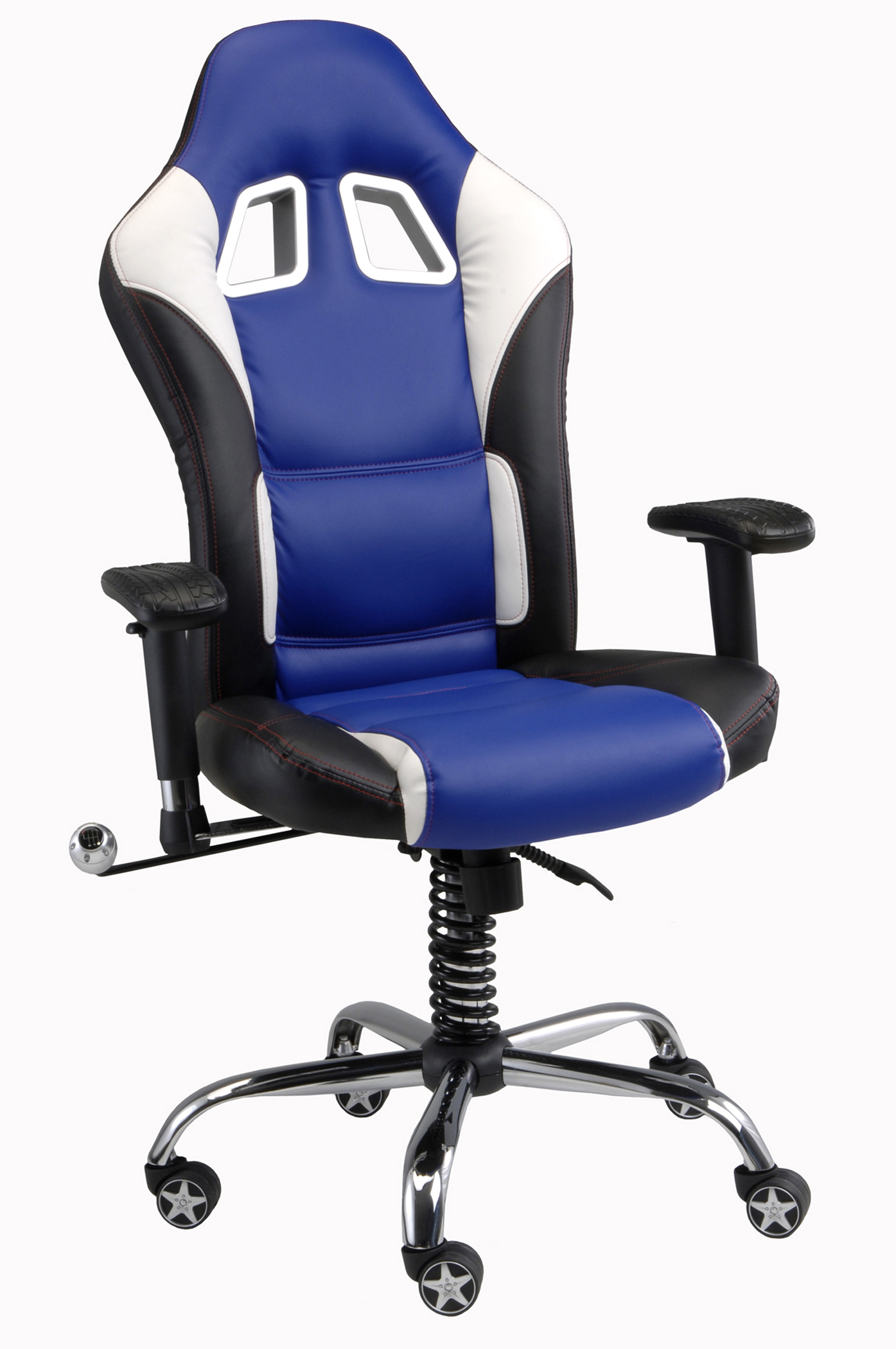 Intro-Tech Automotive, Pitstop Furniture, IN1100N SE Chair Navy, Desk Chair